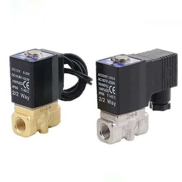 2/2 cestný kapalinový solenoidový ventil řady 2S (přímočinný + pilotní)