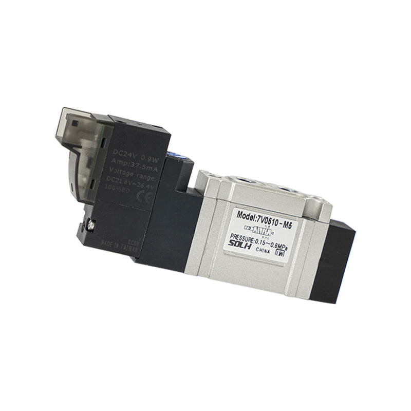 Solenoidový ventil řady 7V (5/2 a 5/3)