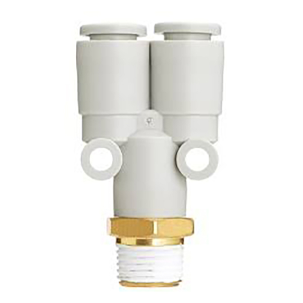 KQ2U / KQ2UD Řada Y-Type Multi-Port Push-In Fittings